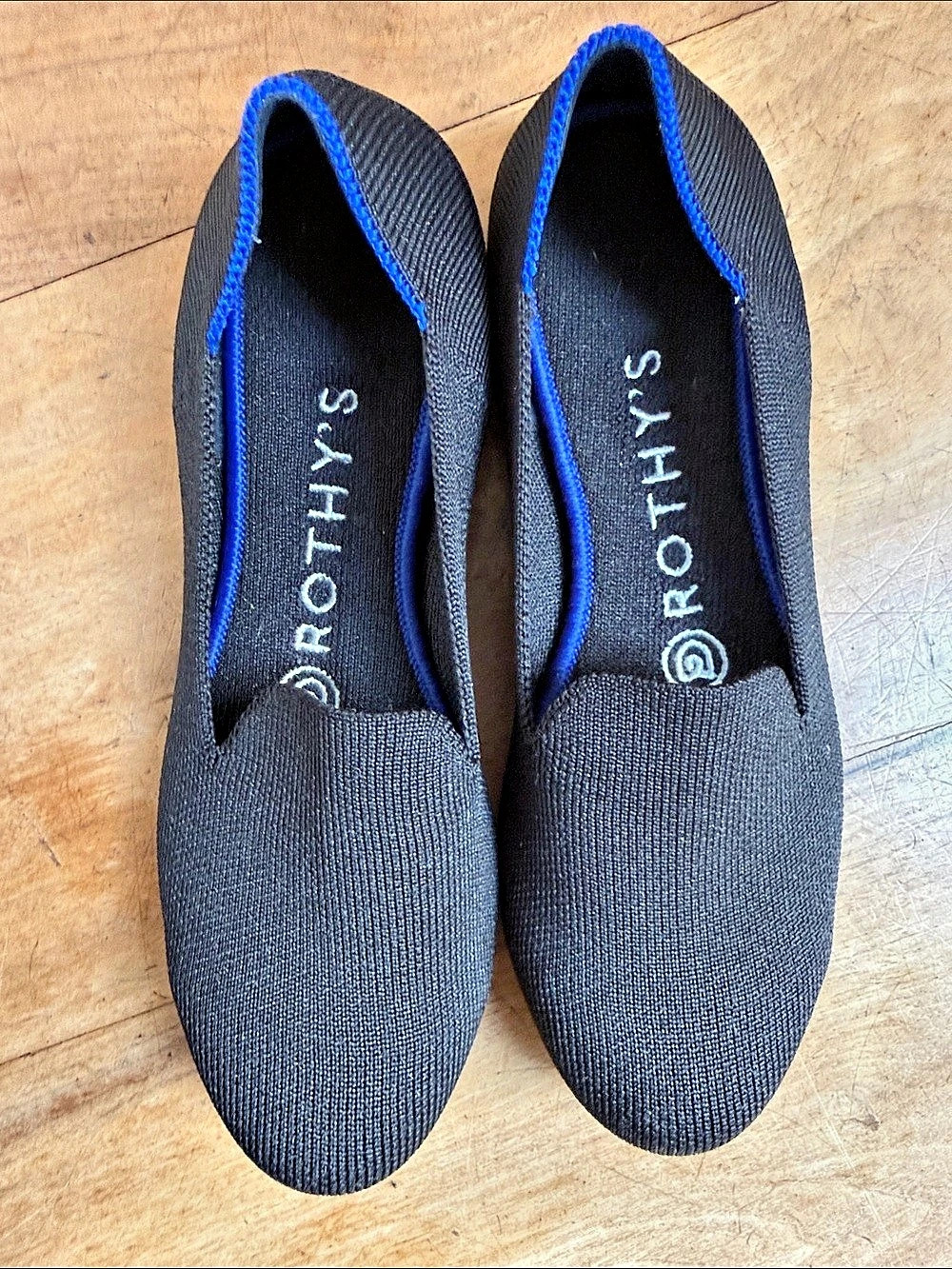 Rothy's The Loafer Black Flats  - Women’s size 5